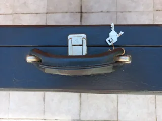 Maletín vintage cuero