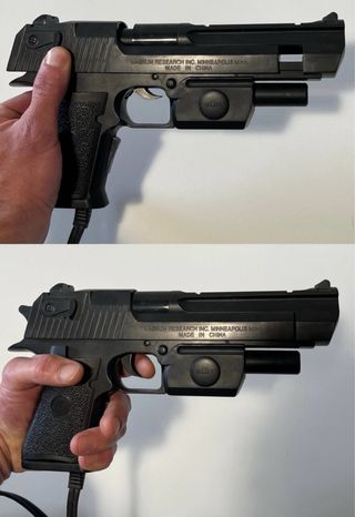 Pistola de Luz Desert Eagle .50AE para PS1 PS2