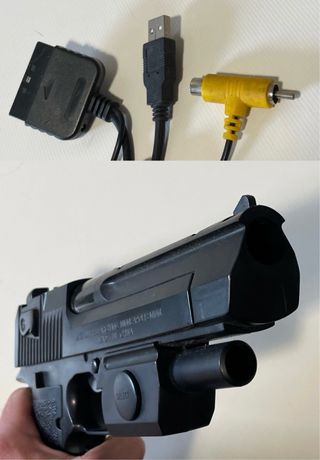 Pistola de Luz Desert Eagle .50AE para PS1 PS2