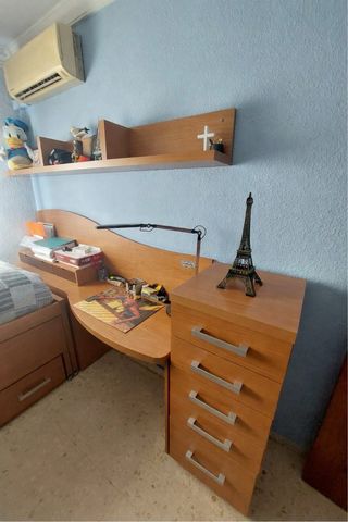 Dormitorio juvenil con cama nido