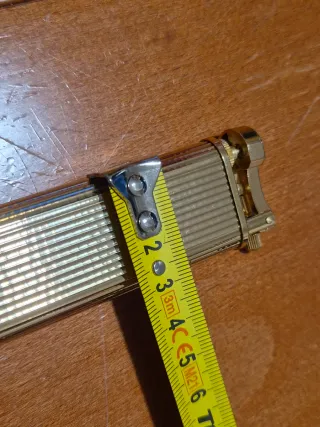 Accendino vintage dorato