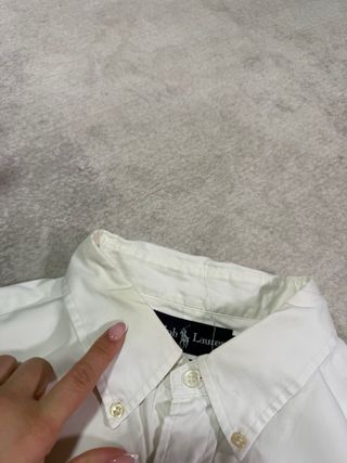 Camisa Polo Ralph Lauren Blanca