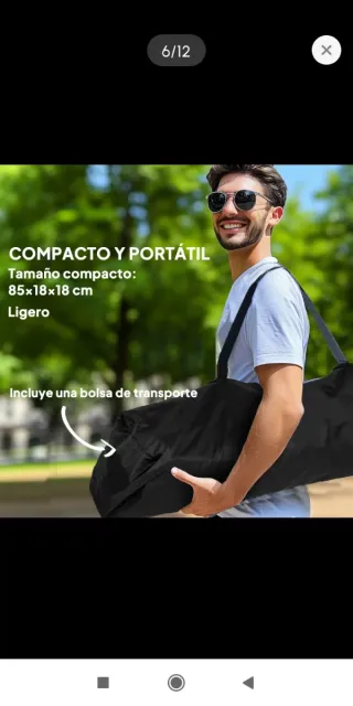 2 Sedie a Dondolo Pieghevoli per Esterno