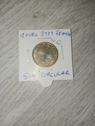 1 Euro 1999 Francia Sin Circular