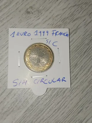 1 Euro 1999 Francia Sin Circular
