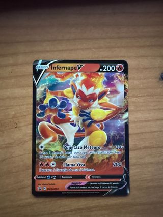Carta Pokémon Infernape V SWSH252 y JUMBO