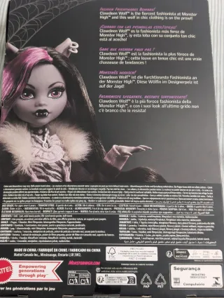 Monster High Reel Drama Clawdeen Wolf