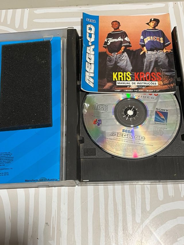 Jeu Kris Kross Sur SEGA Mega-CD (1993) – PAL, Bon état, Complet