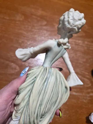 Statua G. Armani vintage porcellana legno