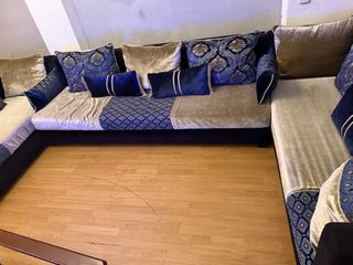 Cortinas Beige y Doradas