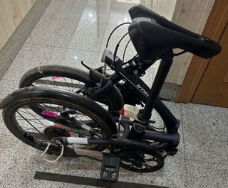Bicicleta Plegable Btwin Negra
