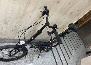 Bicicleta Plegable Btwin Negra