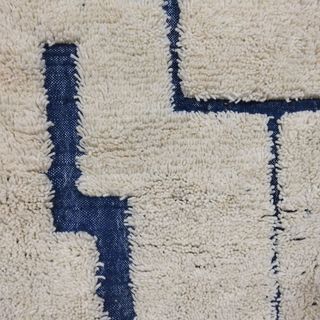 Alfombra bereber marroquí 283x188 cm hecha a mano