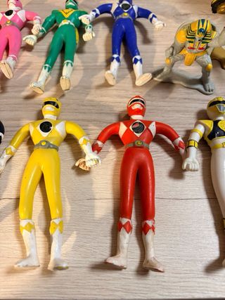 Lote 8 Figuras Power Rangers PVC Antiguos Saban