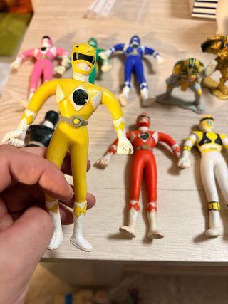 Lote 8 Figuras Power Rangers PVC Antiguos Saban