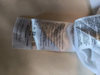 Polo Armani Exchange Uomo Bianca M - Cotone Piqué