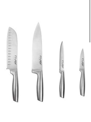 Set 4 Cuchillos River Inox CUC-0401-AC