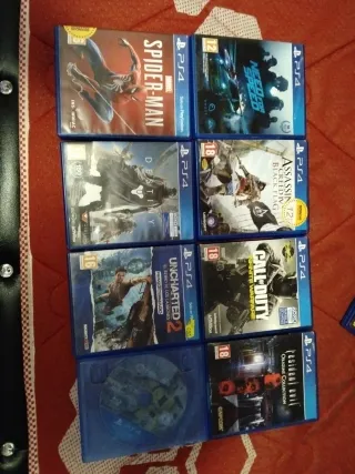PS4 Juegos: Spider-Man, Uncharted 2, Need for Spee