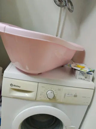 Bañera para bebé rosa