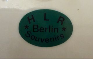 Plato vintage Berlín Alemania alta porcelana