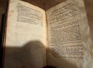 Libro Napoleón Original 1807 Madrid Piel