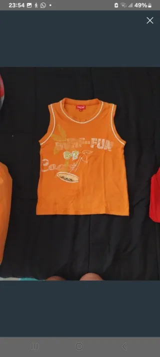 Lote camisetas niño T4-6 años