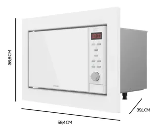 Microondas cecotec grandheat 2350 built in white