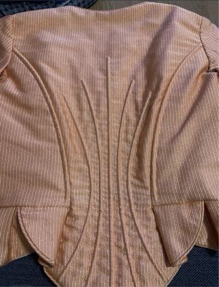 Corpiño fallera naranja