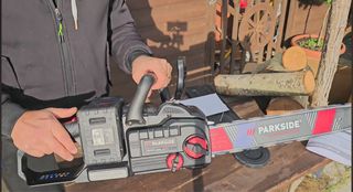 Motosega Batteria 40V Parkside Performance nuova