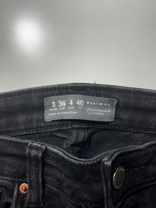 Pantalones vaqueros negros