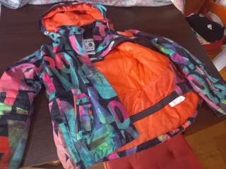 Chaqueta esquí infantil Roxy multicolor