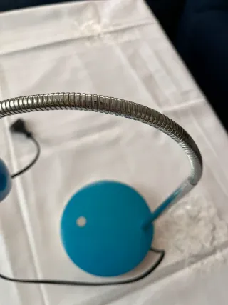 Flexo LED Azul y Plateado