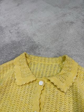Cárdigan Vintage Amarillo