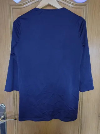 Camiseta ZERMATT azul y blanca