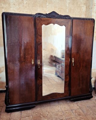 Armario ropero vintage madera años 40