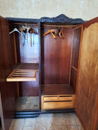 Armario ropero vintage madera años 40