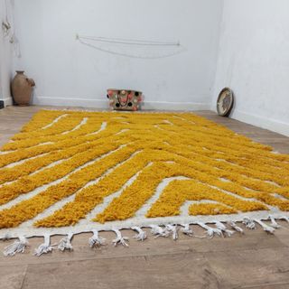 Alfombra bereber marroquí 293x200 cm hecha a mano