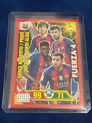 Fuerza 4 Adrenalyn 2016-17 FC Barcelona