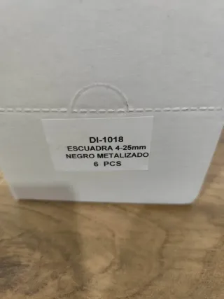 X6 Soportes Estante Dicoal Negro (Pack 2)