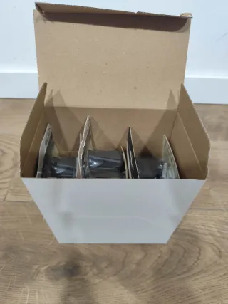 X6 Soportes Estante Dicoal Negro (Pack 2)