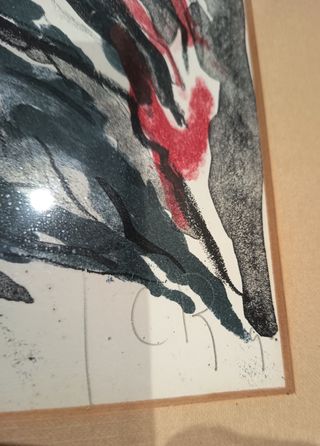 Cuadro original papel abstracto