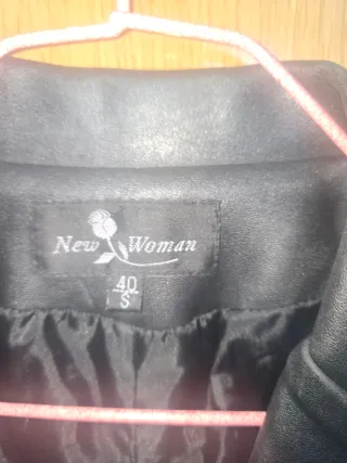 Chaqueta efecto piel New Woman Talla L