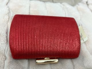Bolso de fiesta rojo vibrante