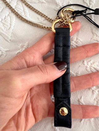 Pulsera Bimba y Lola Piel y Cadena Dorada
