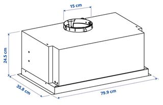 Extractor UNDERVERK IKEA 80cm