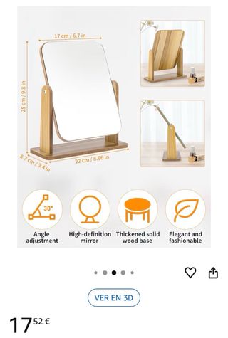 7 Espejos de Mesa para Beauty Party