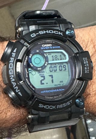 G-SHOCK Frogman  gwf d1000 por  casio MTG de color