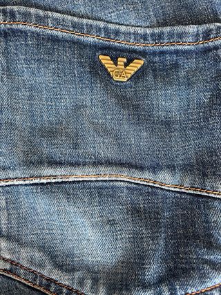 Pantalones Vaqueros Armani Azules