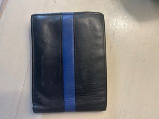 Portafoglio Tommy Hilfiger nero e blu