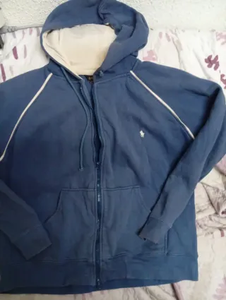 Sudadera Kappa XL Gris y forestal Azul.precio indi